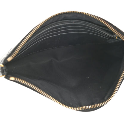 Gucci Guccissima Signature Wrist Wallet Black 5 of 10