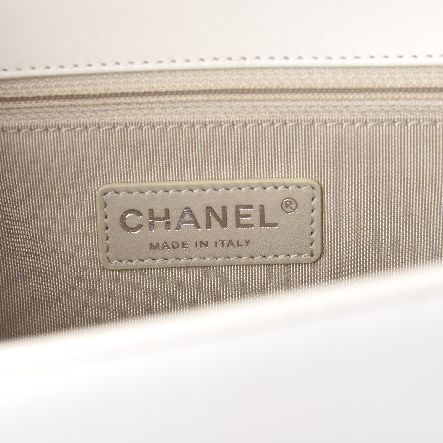 Chanel Calfskin Quilted New Medium Boy Flap White 6 of 10