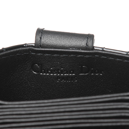 Christian Dior Patent Cannage Lady Dior 5-Gusset Card Holder Black 6 of 7
