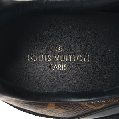 Louis Vuitton Suede Monogram Run Away Sneakers 37.5 Black 7 of 7