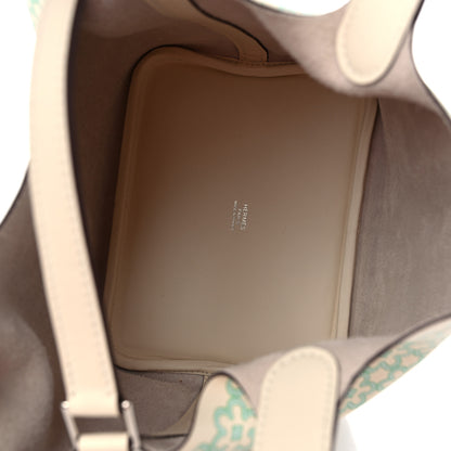 Hermes Swift Lucky Daisy Picotin Lock 18 PM Nata Vert 5 of 10