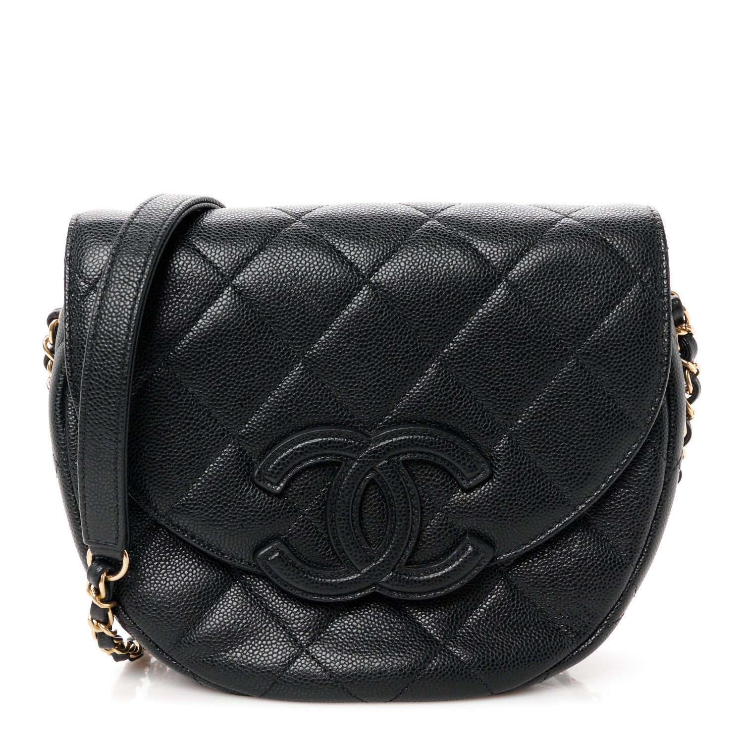 Chanel Caviar Quilted Small Messenger Flap Black 1 of 10