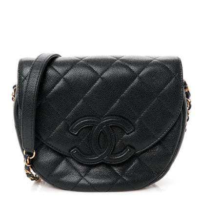 Chanel Caviar Quilted Small Messenger Flap Black 1 of 10