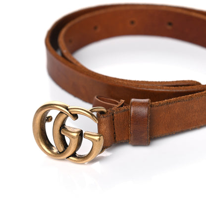 Gucci Cuoio Toscano Double G 20mm Belt 65 26 Cuir 7 of 7
