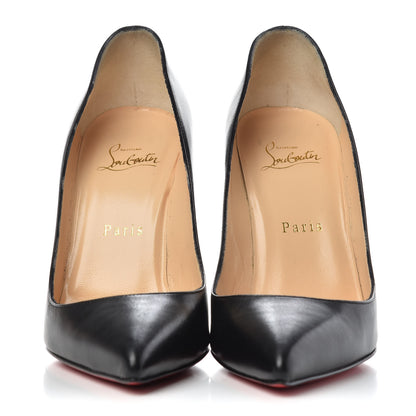 Christian Louboutin Shiny Nappa Pigalle Follies 100 Pumps 38 Black 2 of 10