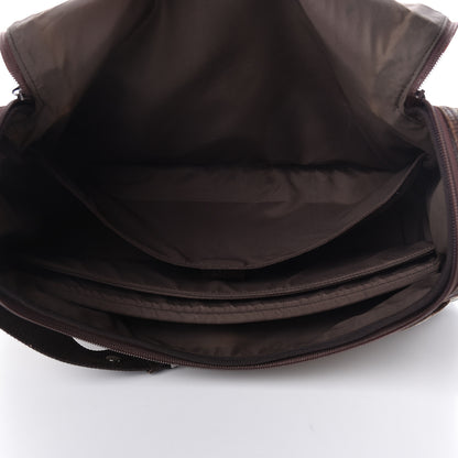 Gucci Monogram Natural Pigskin Large Diaper Bag Beige Ebony Cocoa Dark Chocolate 6 of 32