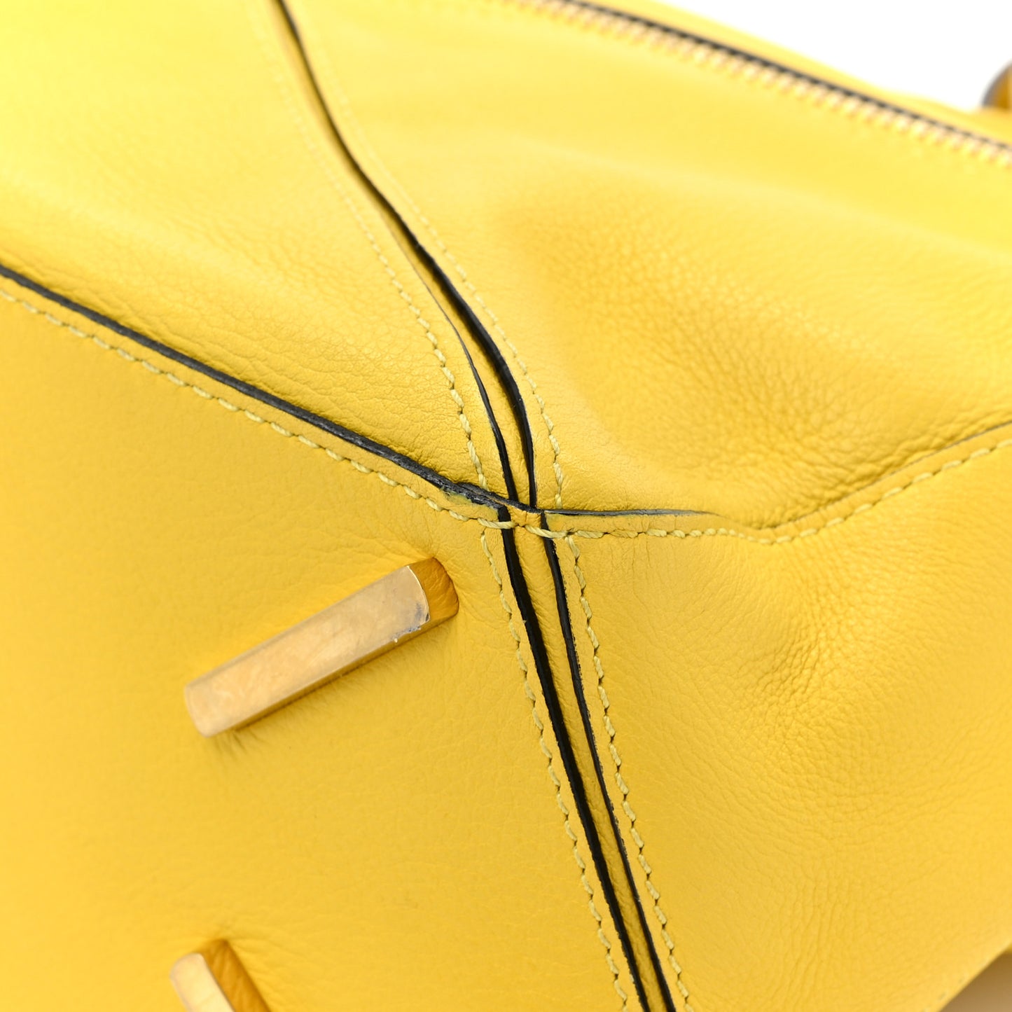 Calfskin Small Puzzle Bag Yellow