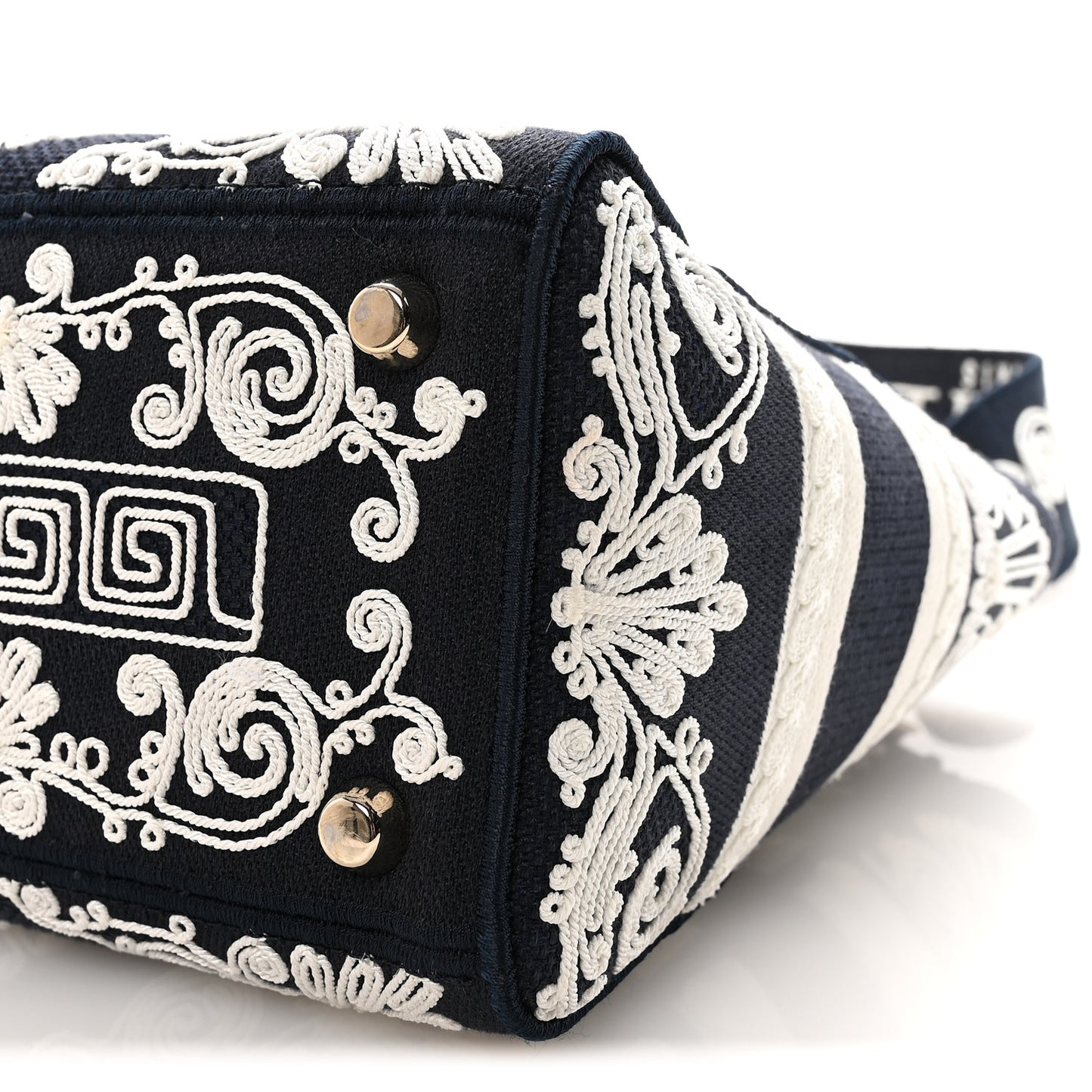 Embroidered Cornely Medium Lady D-Lite Blue White