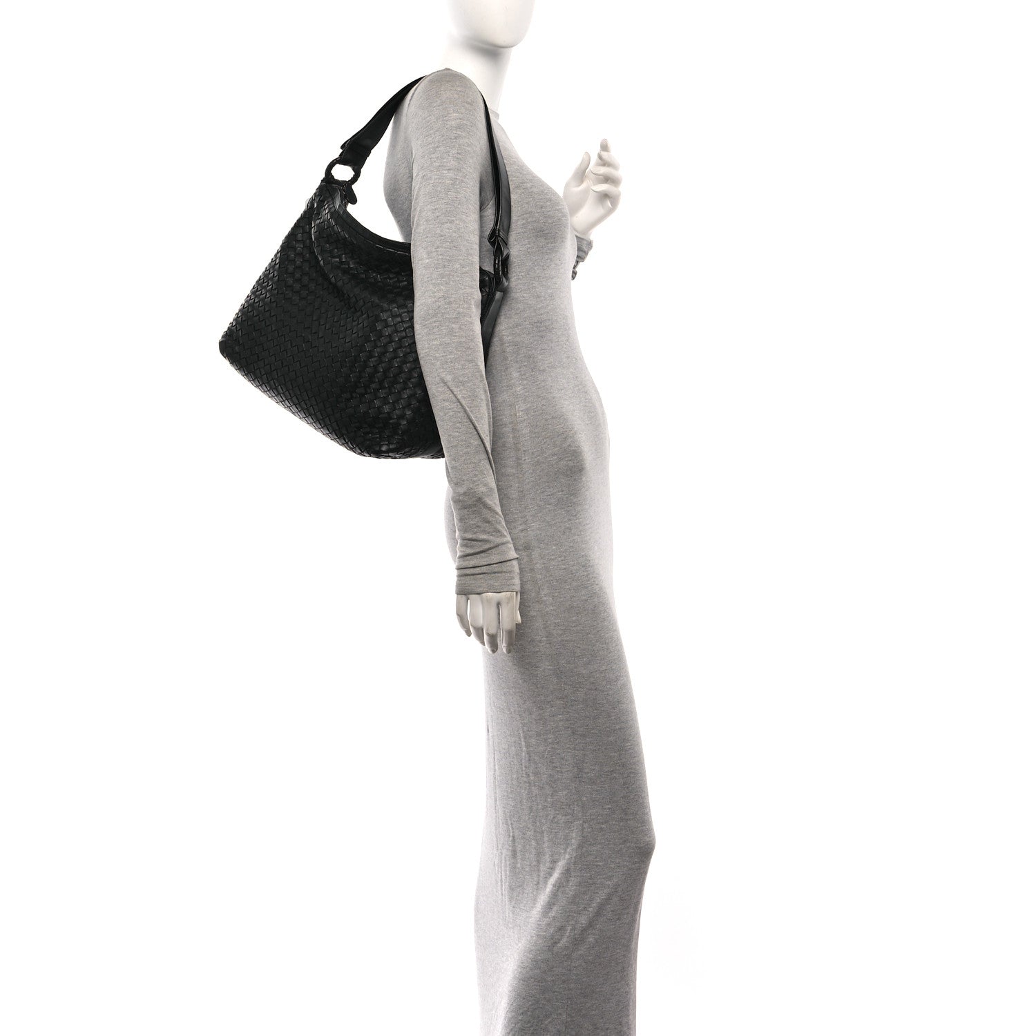 Bottega Veneta Nappa Intrecciato Hobo Black 2 of 12
