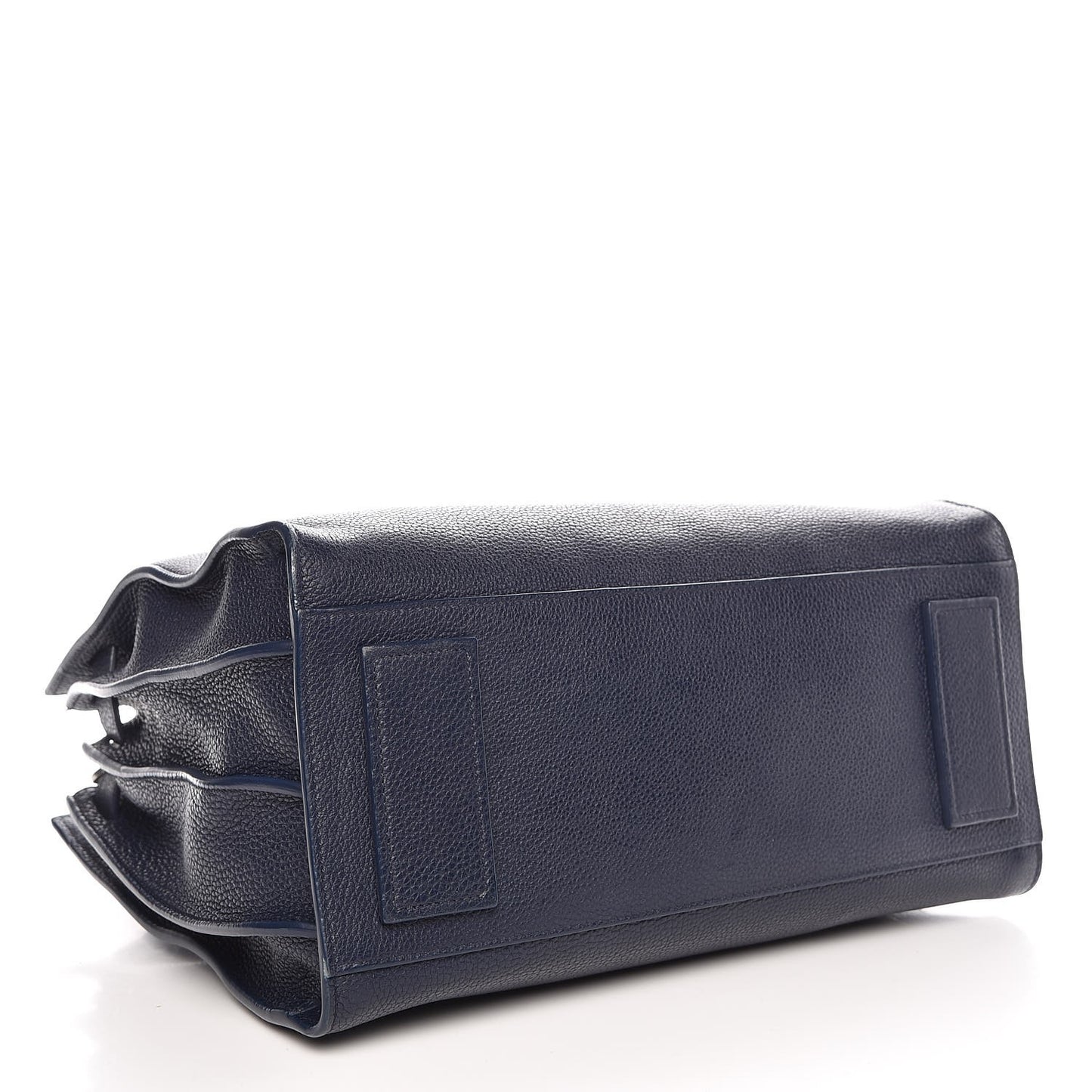 Grained Calfskin Small Supple Sac De Jour Navy