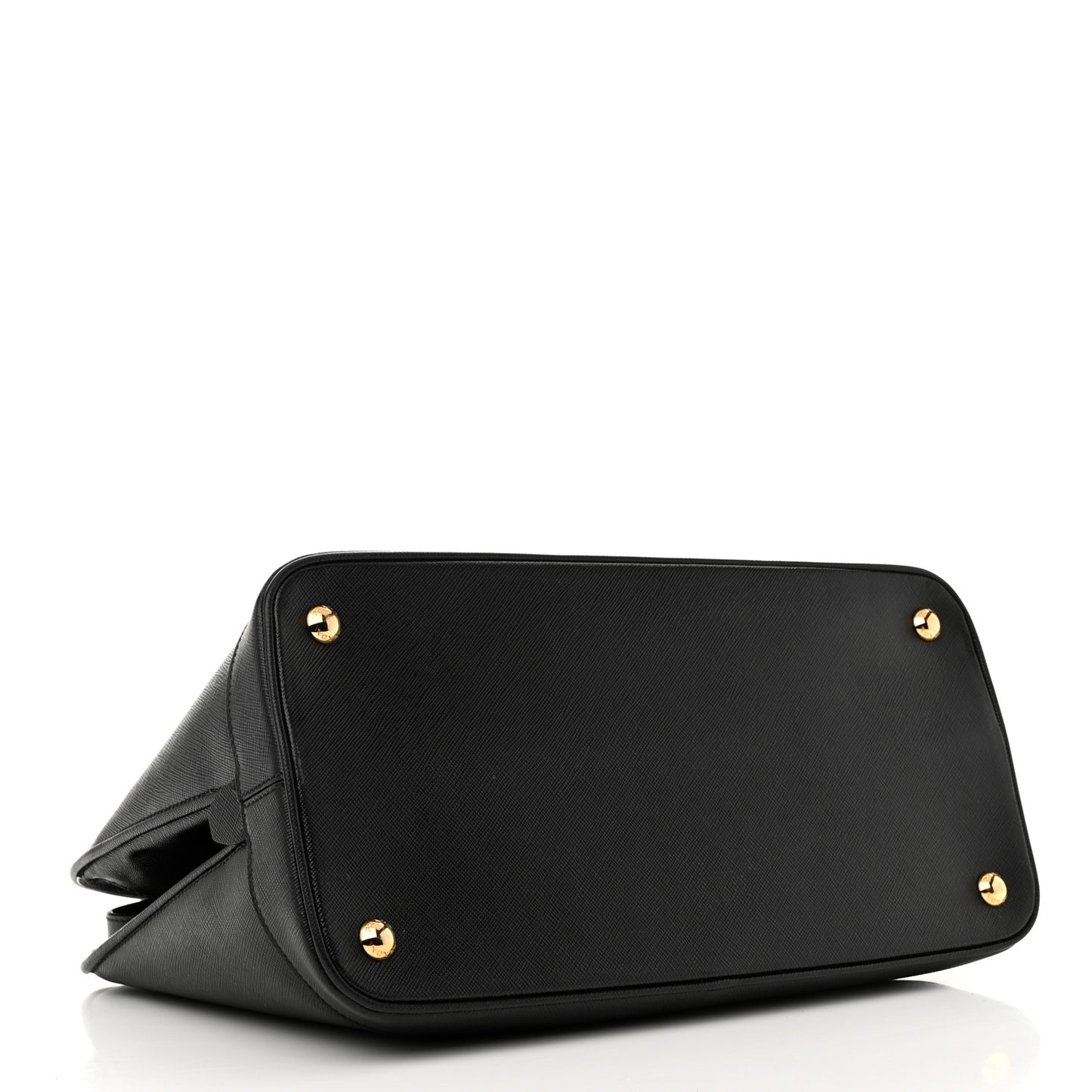 Saffiano Lux Open Promenade Tote Black