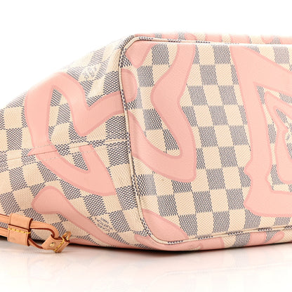 Louis Vuitton Damier Azur Tahitienne Neverfull MM 11 of 21