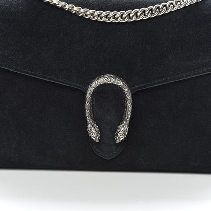 Gucci Suede Mini Dionysus Chain Wallet Black 10 of 10