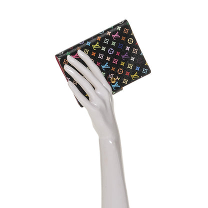 Louis Vuitton Monogram Multicolor Small Ring Agenda Cover Black Grenade 2 of 6