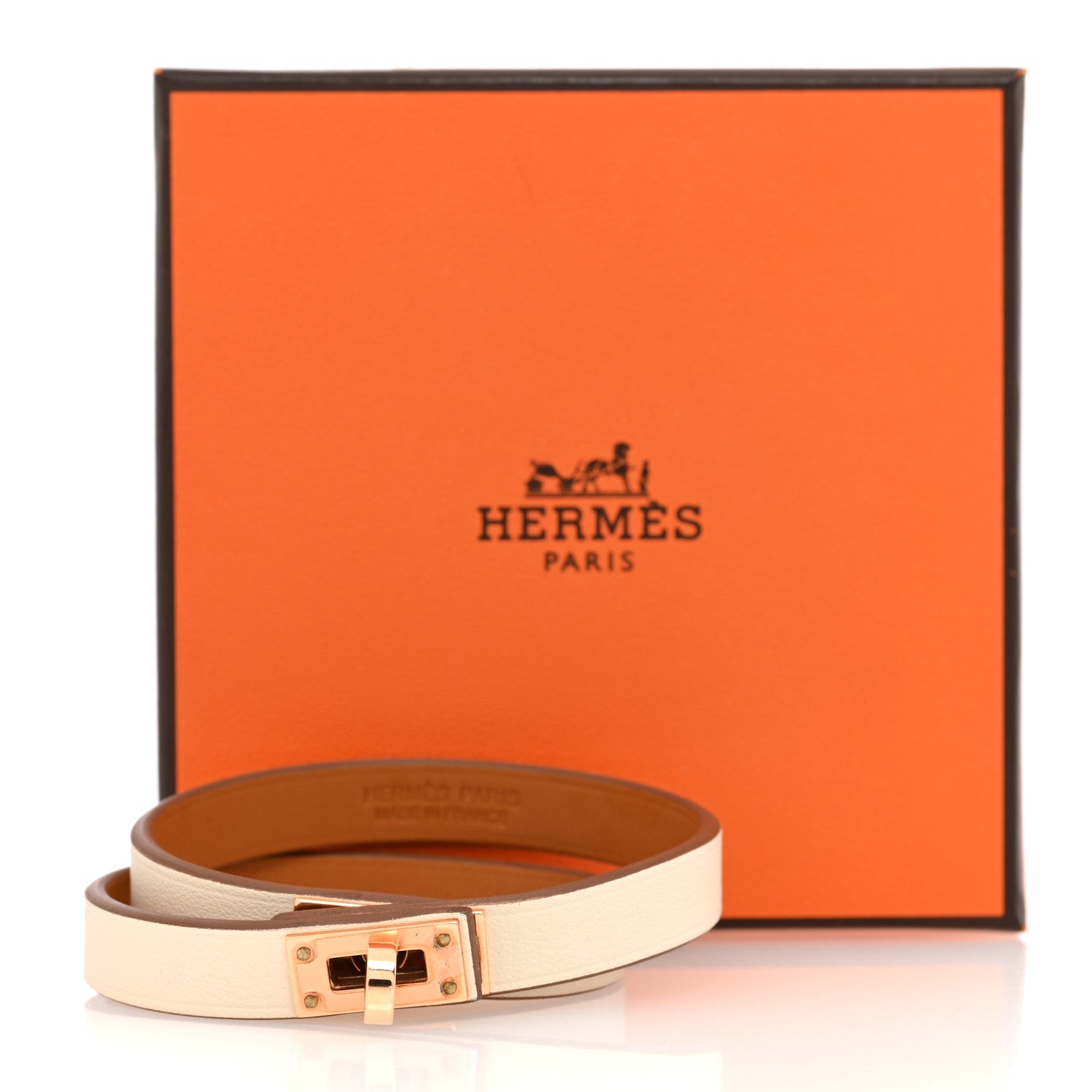 Hermes Swift Mini Kelly Double Tour Bracelet T2 Nata 5 of 5