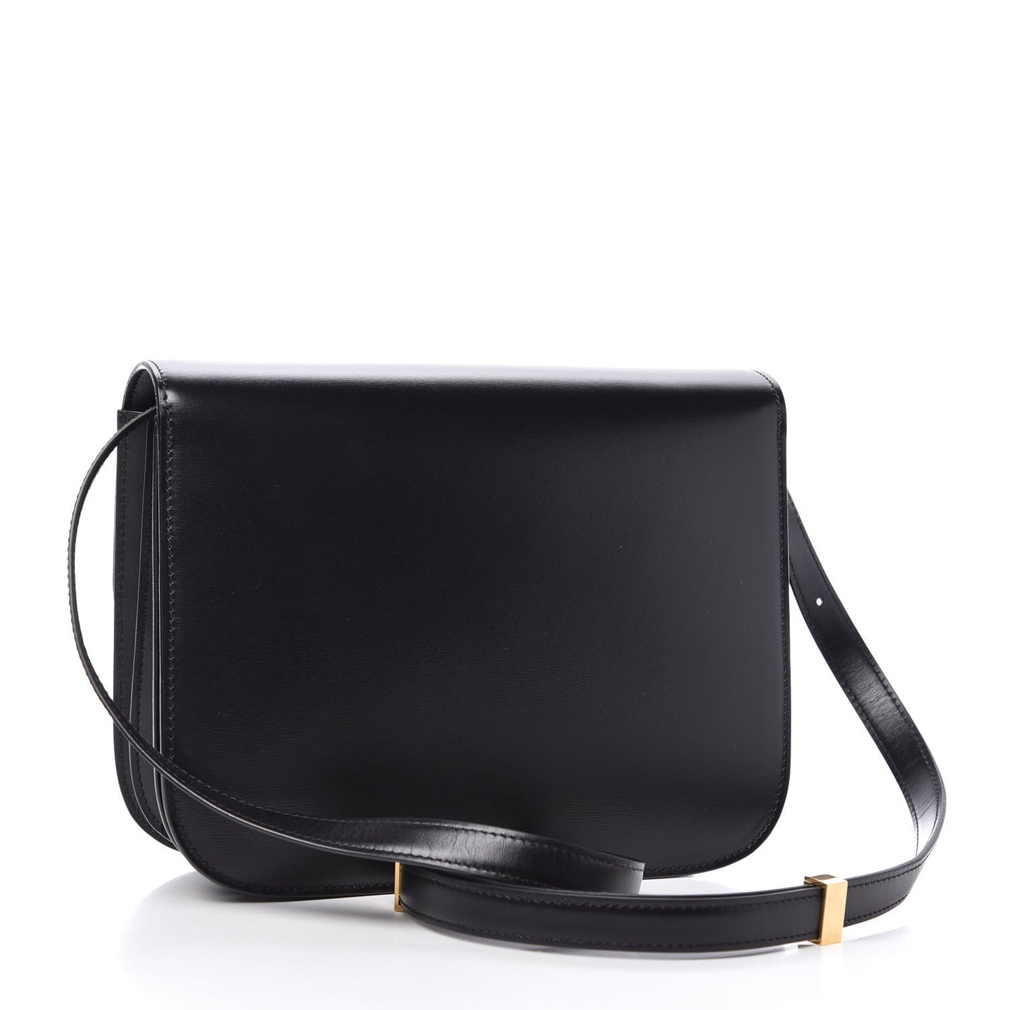 Box Calfskin Medium Classic Box Flap Black