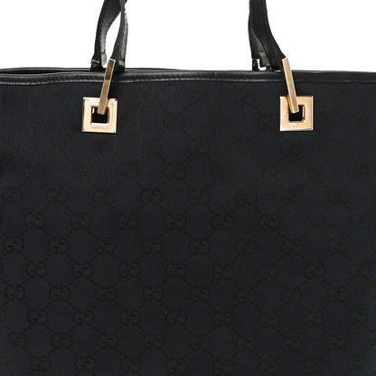 Gucci Monogram Large Bucket Tote Black 7 of 9