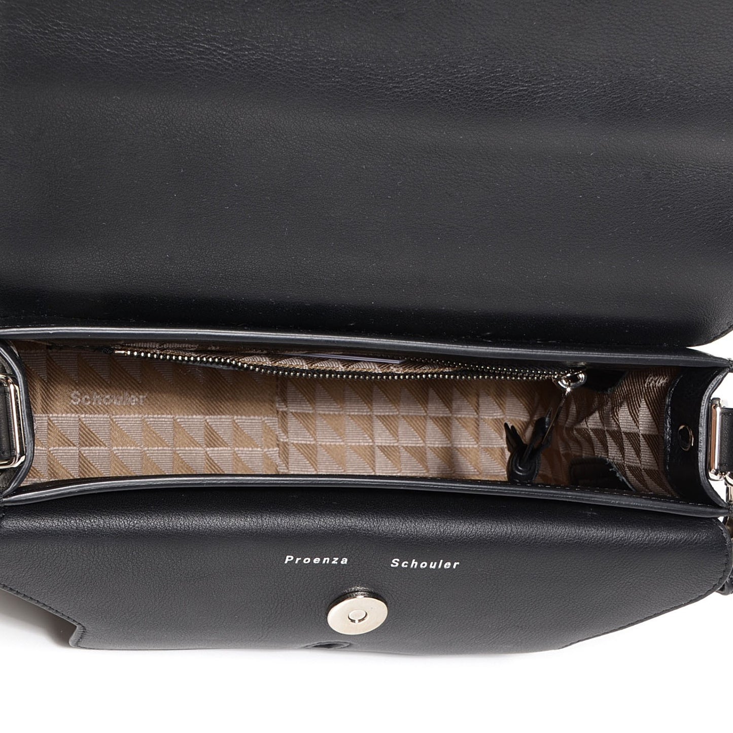 Calfskin PS11 Mini Classic Shoulder Bag Black