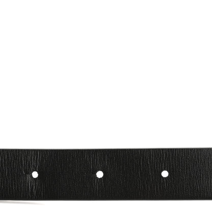 Valentino Garavani Glossy Calfskin VLogo Reversible 20mm Belt 100 40 Smokey Beige Black 3 of 4