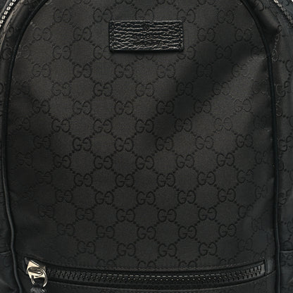 Gucci Nylon Monogram Slim Backpack Black 8 of 11