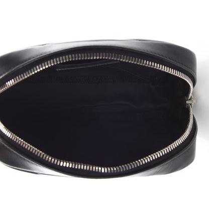 Saint Laurent Lambskin Y Quilted Monogram Loulou Cosmetic Case Black 5 of 9