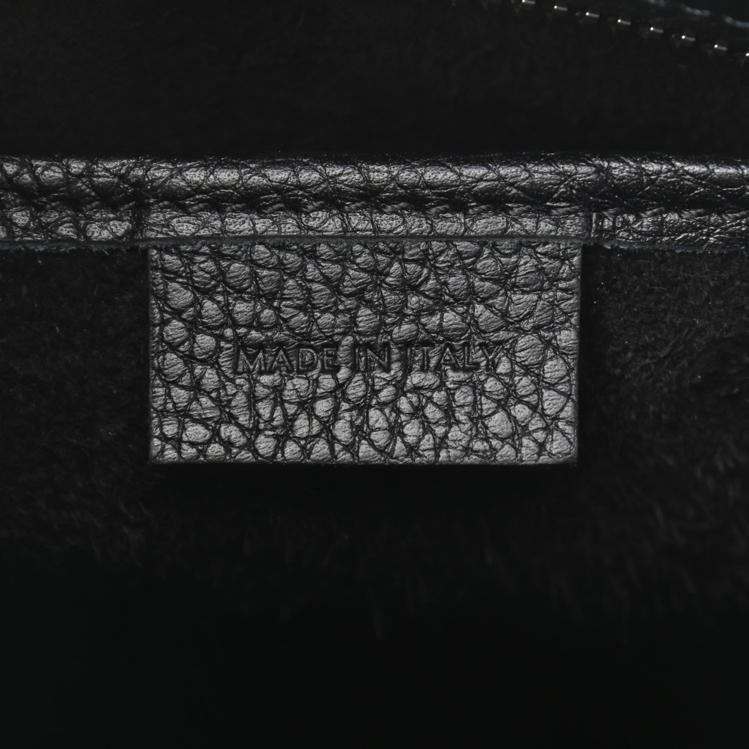 Celine Drummed Calfskin Nano Luggage Black 7 of 10