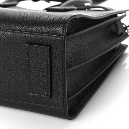 Saint Laurent Grained Calfskin Baby Sac De Jour Souple Black 8 of 8