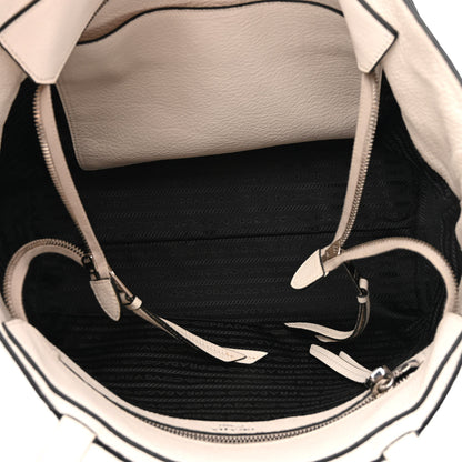 Prada Vitello Phenix Shopping Tote White 5 of 10