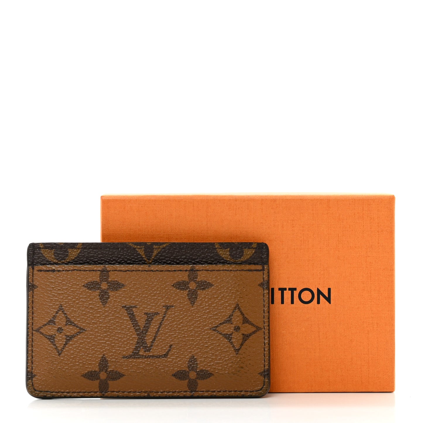 Reverse Monogram Card Holder