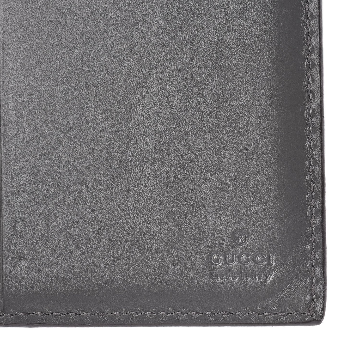 Guccissima Bi-Fold Wallet Grey