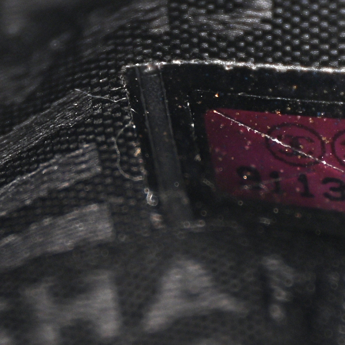 Lambskin Precious Symbols Pochette Black