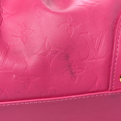 Louis Vuitton Calfskin Embossed Courtney MM Fuchsia 16 of 30