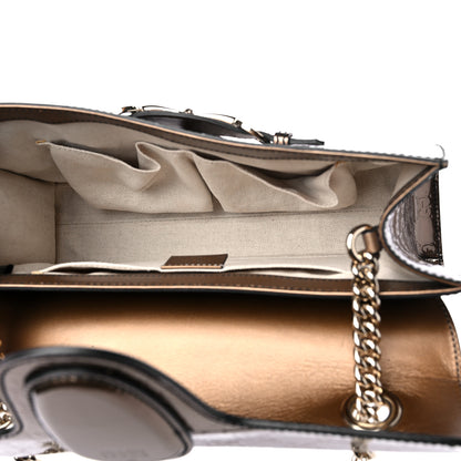 Gucci Shine Guccissima Medium Emily Chain Shoulder Bag Acero 5 of 13