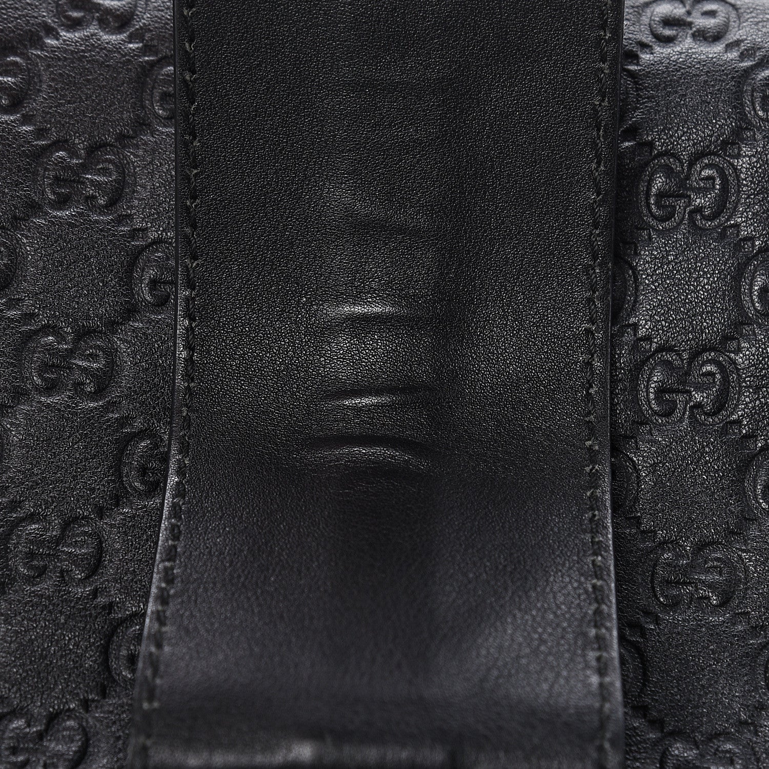Gucci Guccissima Large New Ladies Web Hobo Black 12 of 15