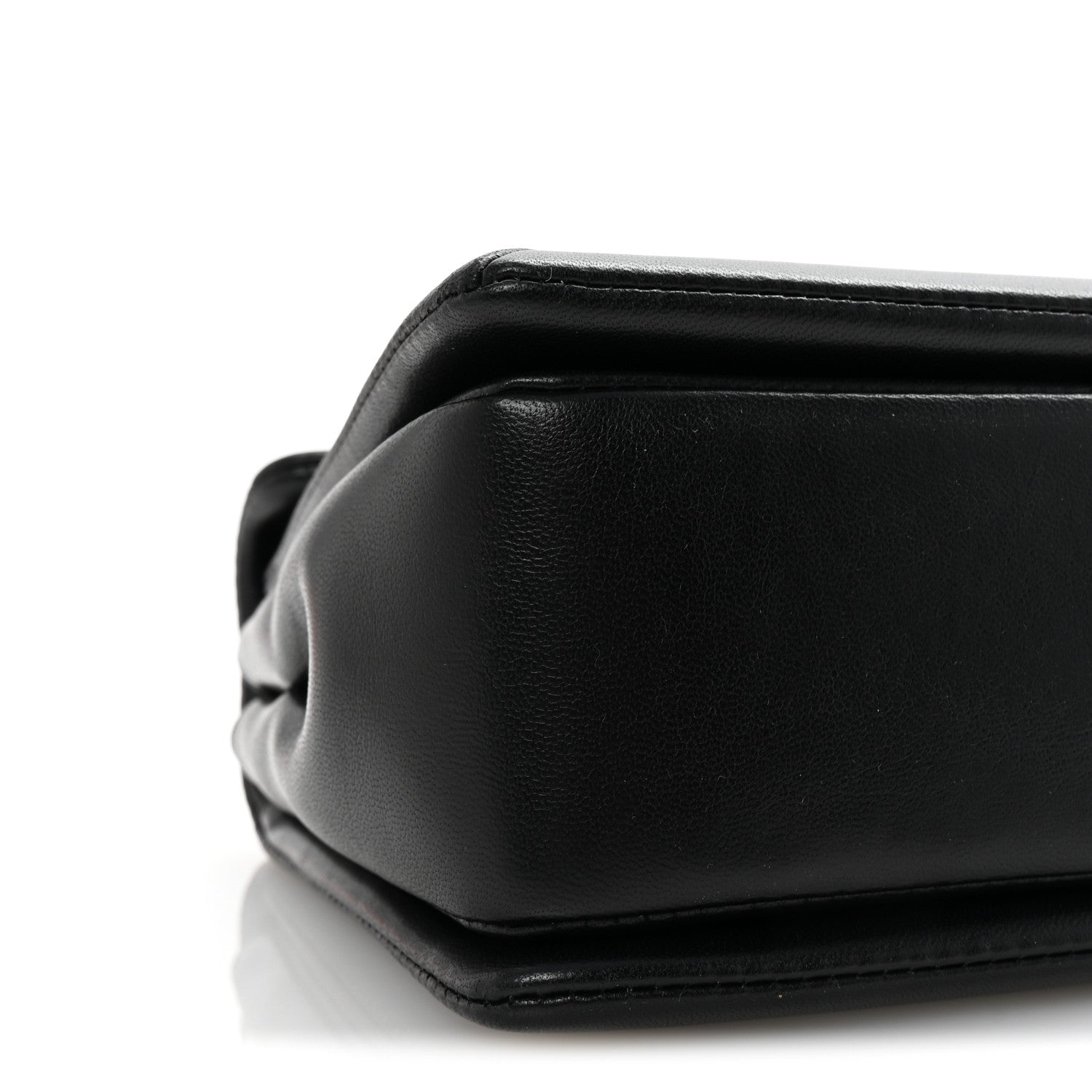 Valentino Garavani Nappa One Stud Chain Clutch Black 8 of 9