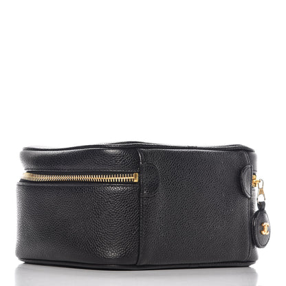 Chanel Caviar Vanity Cosmetic Case Black 3 of 16
