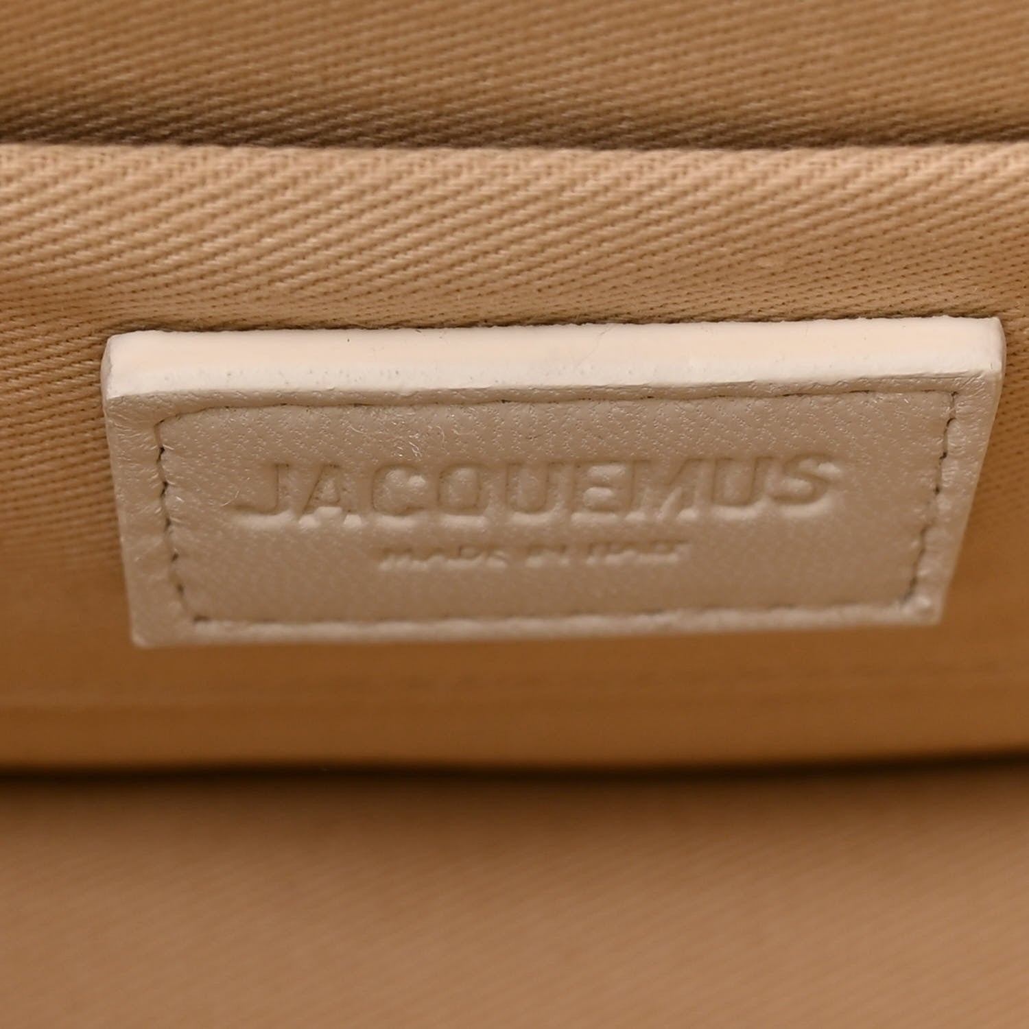 Jacquemus Cotton Canvas Striped La Rond Carre Take Out Clutch White Yellow 6 of 12