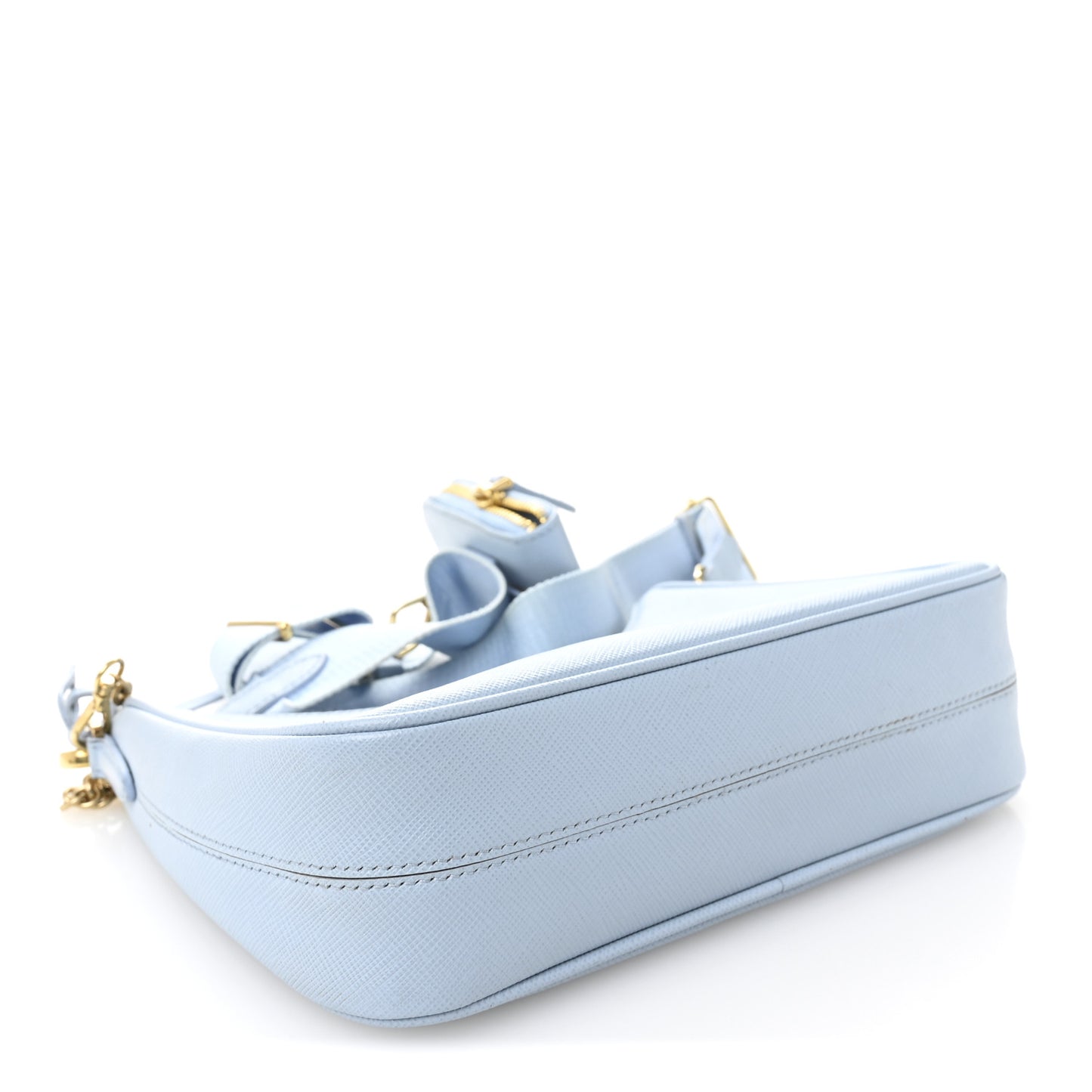 Saffiano Re-Edition 2005 Shoulder Bag Celeste