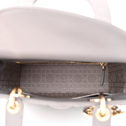 Christian Dior Lambskin Cannage Small Lucky Badges My Lady Dior Grey 5 of 10