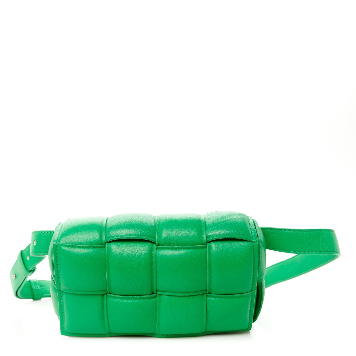 Bottega Veneta Nappa Maxi Intreccio Padded The Belt Cassette Bag Parakeet 1 of 11