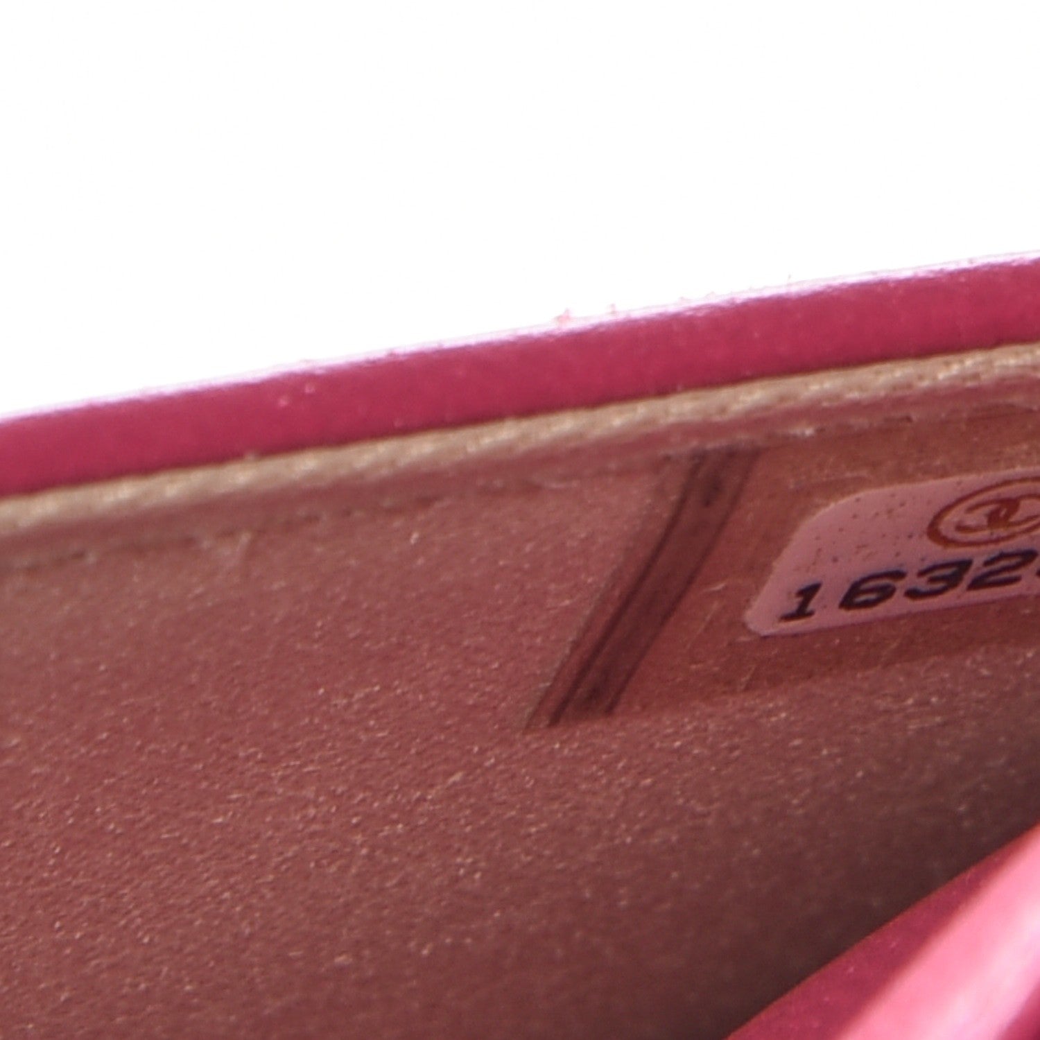 Chanel Lambskin Camellia Embossed Wallet on Chain WOC Fuchsia 8 of 9