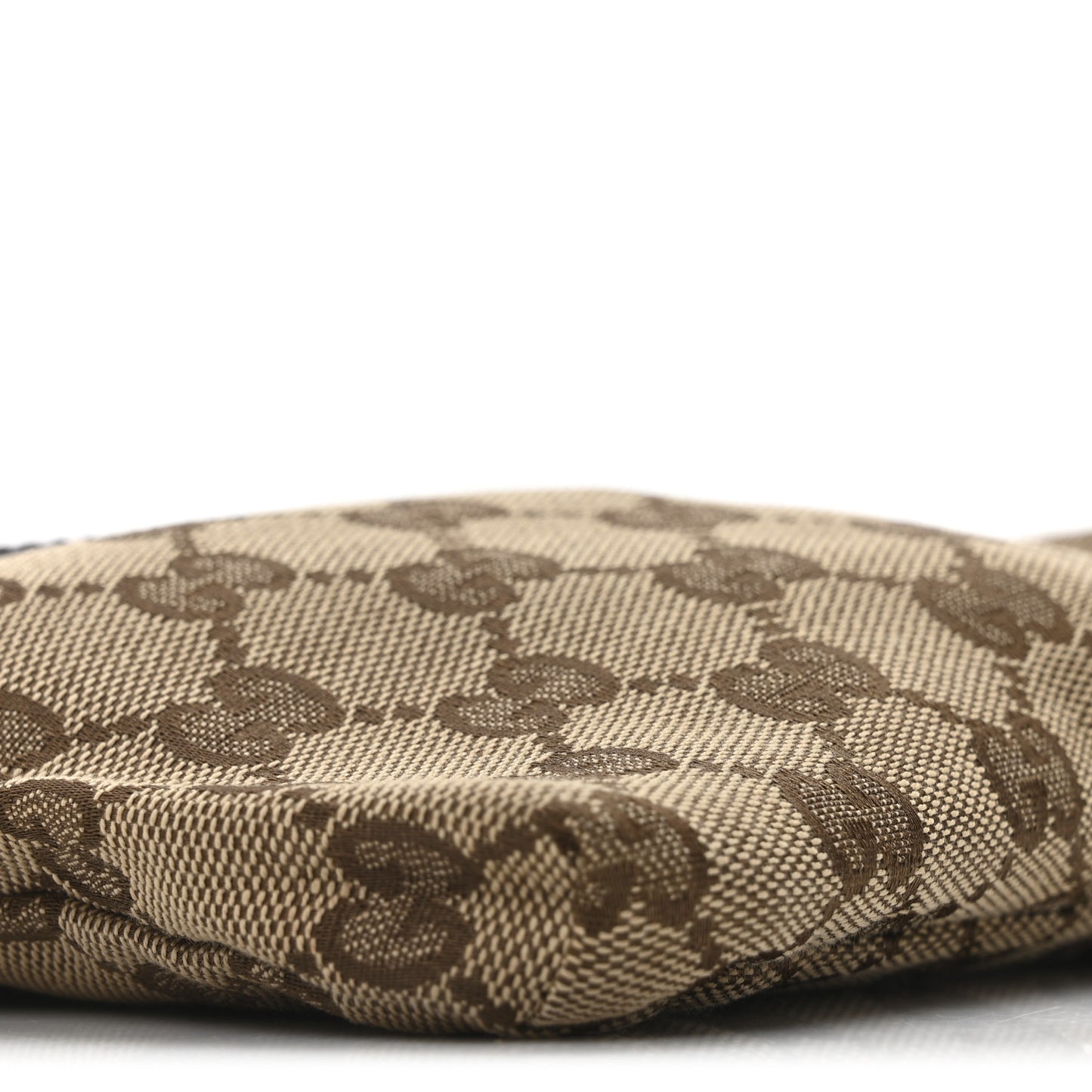 Monogram Web Belt Bag Dark Brown