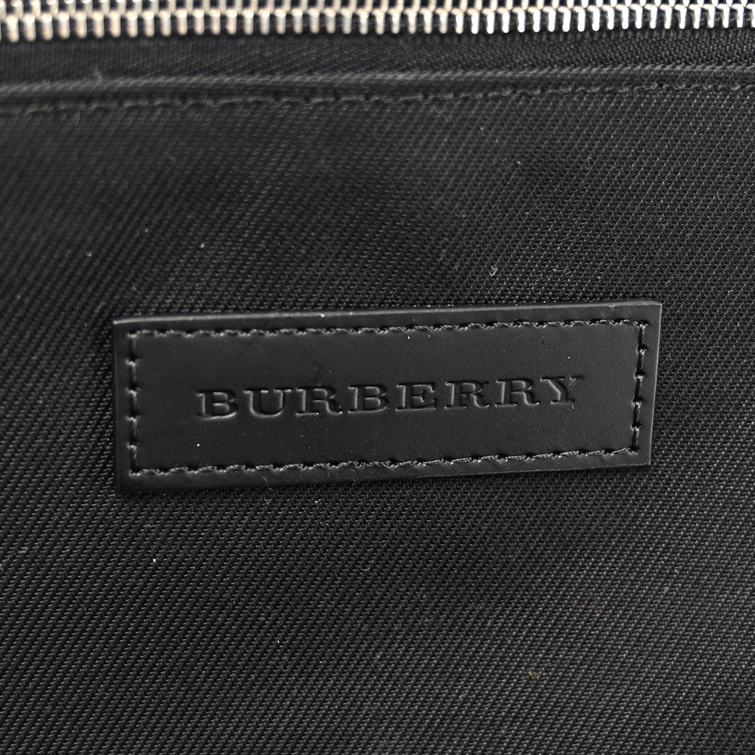 Burberry Grainy Calfskin Document Case Navy Black 6 of 10