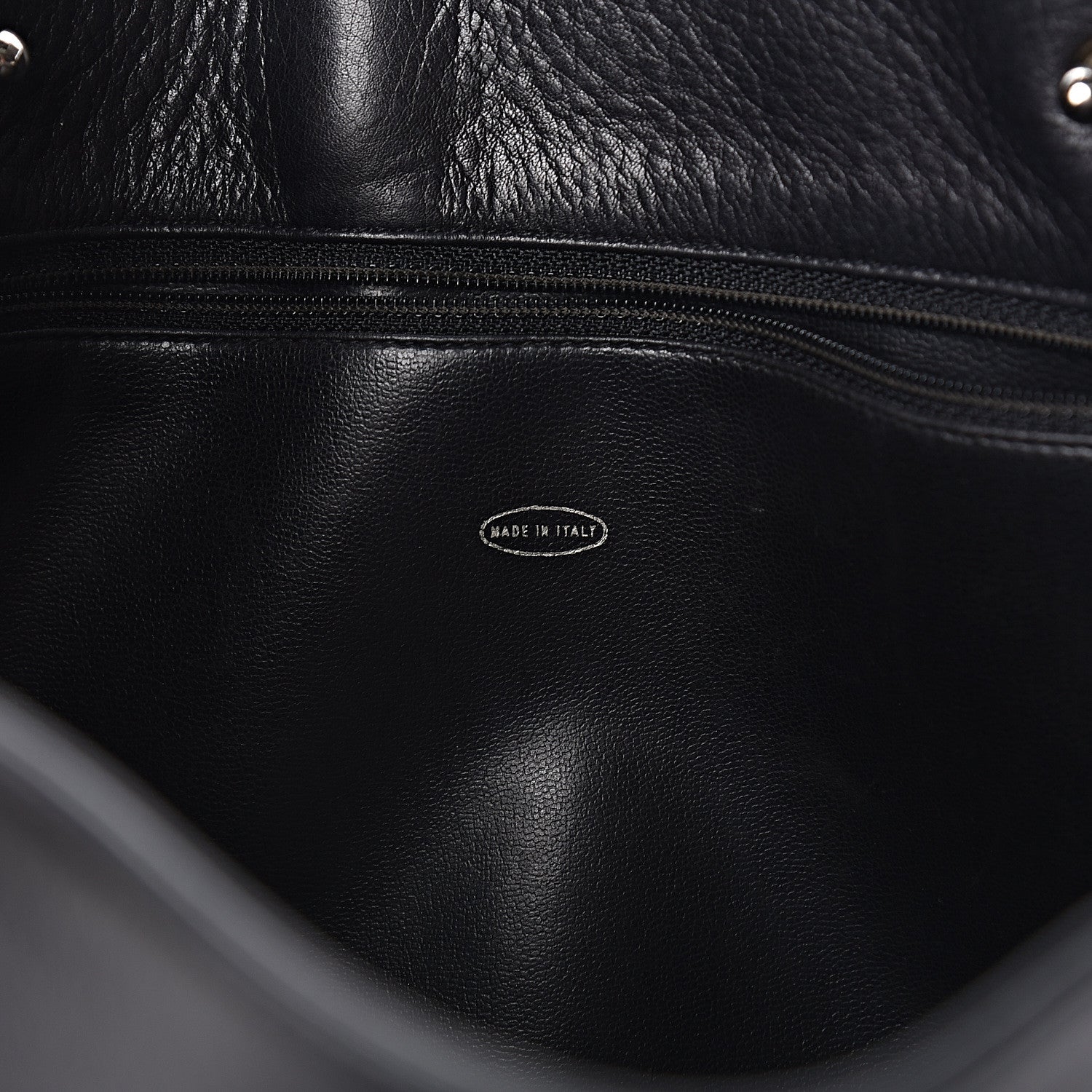 Chanel Lambskin Quilted Shopping Tote Black 7 of 15