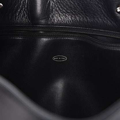 Chanel Lambskin Quilted Shopping Tote Black 7 of 15