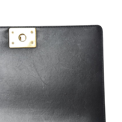 Chanel Lambskin Quilted New Medium Boy Flap Black 10 of 19
