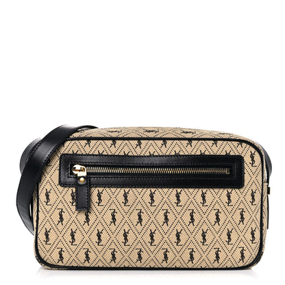 Saint Laurent Canvas Monogram All Over Camera Bag Beige 1 of 15