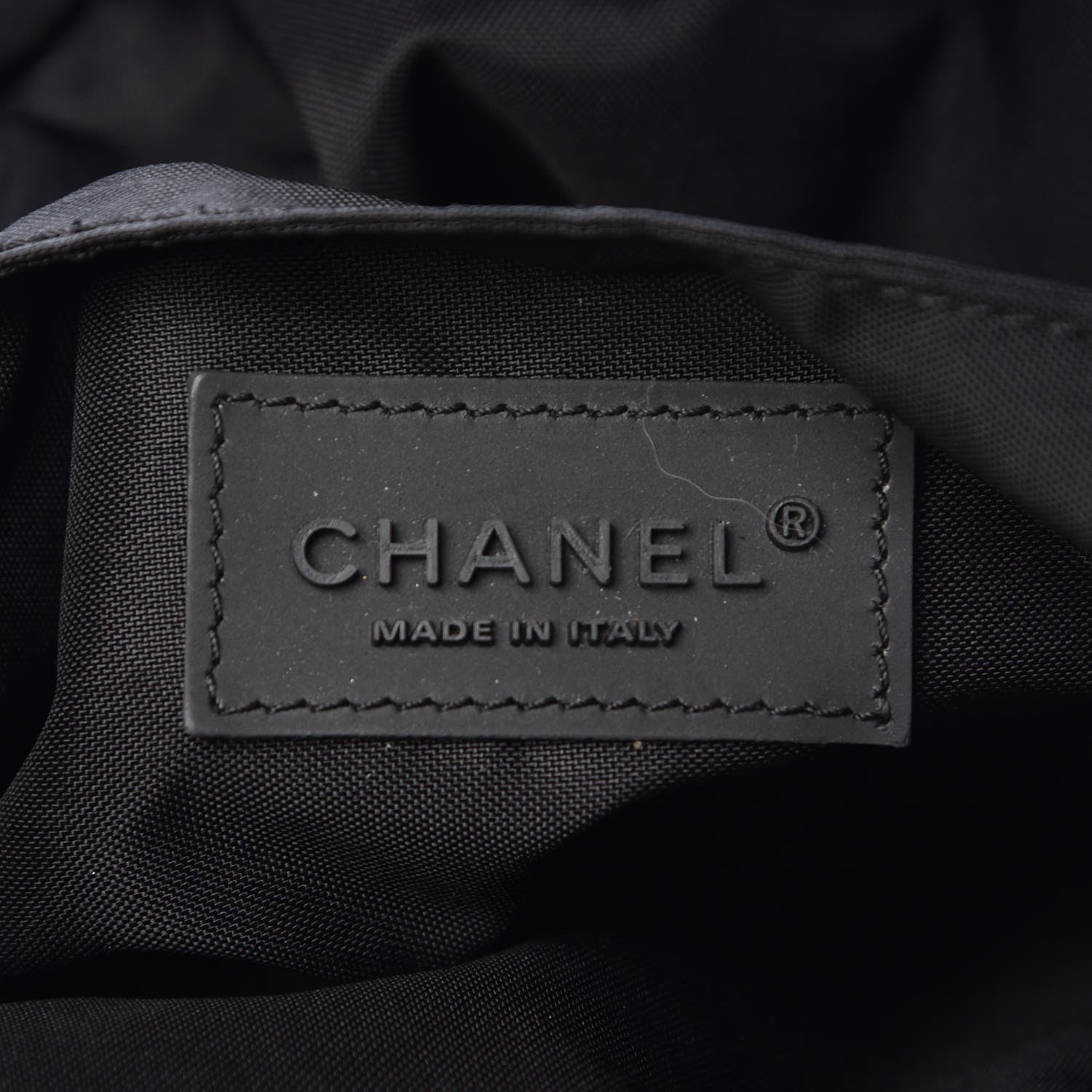 Chanel Nylon Sport Backpack Tote Beige Black 7 of 15