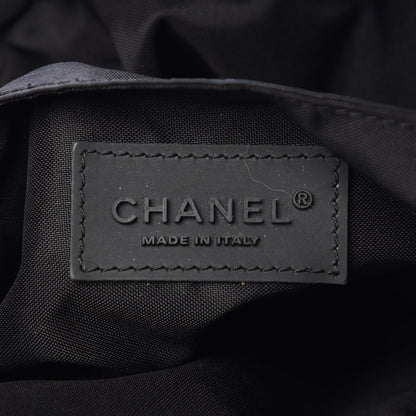 Chanel Nylon Sport Backpack Tote Beige Black 7 of 15