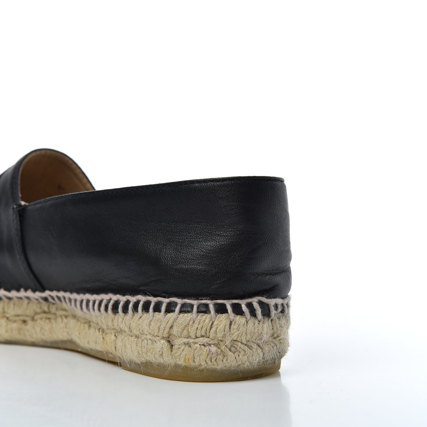 Lambskin CC Espadrilles 39 Black